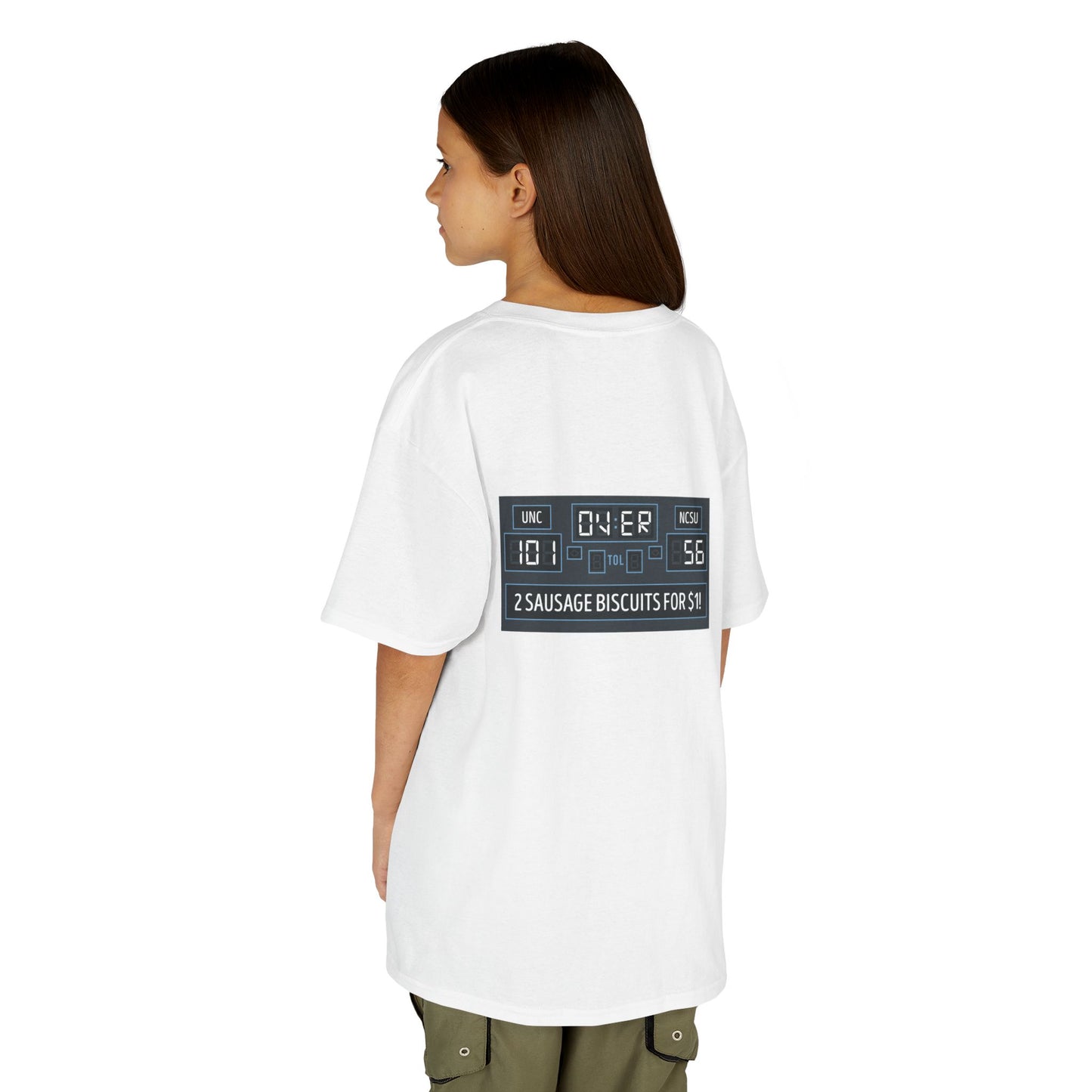 UNC Chapel Hill Biscuit Boys Basketball Kids Heavy Cotton™ Tee