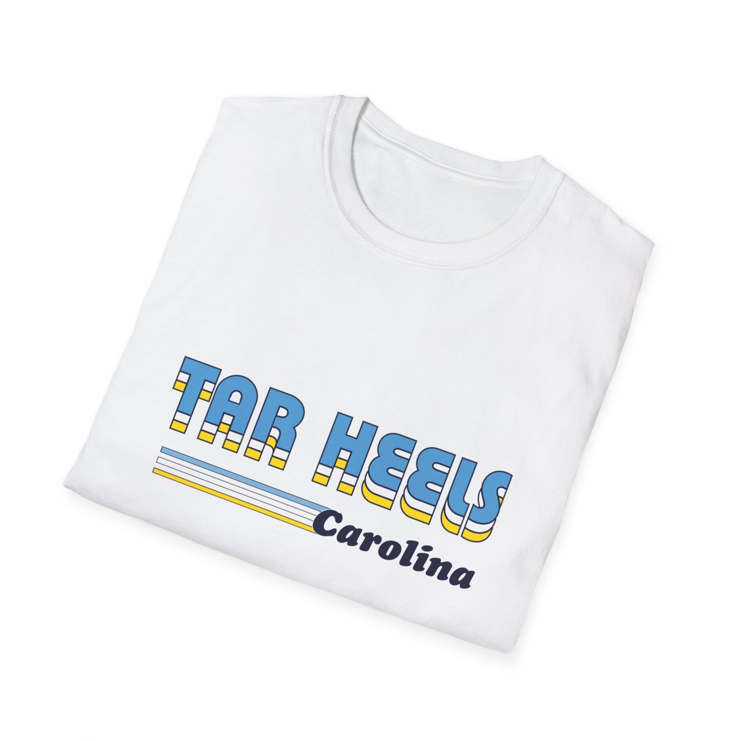 70's Retro Tar Heel's Unisex Softstyle T-Shirt