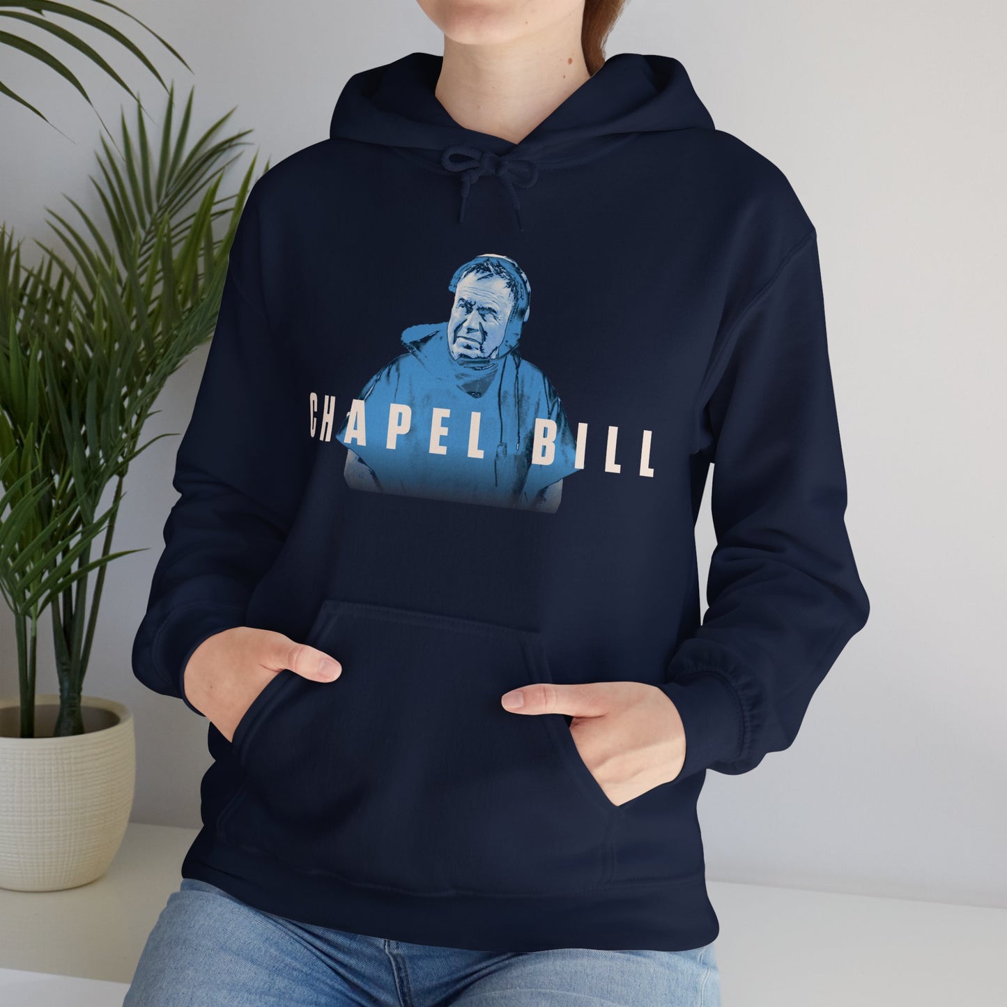 Cutoff Coach Belichick "Chapel Bill" Unisex Heavy Blend™ Hooded Sweatshirt