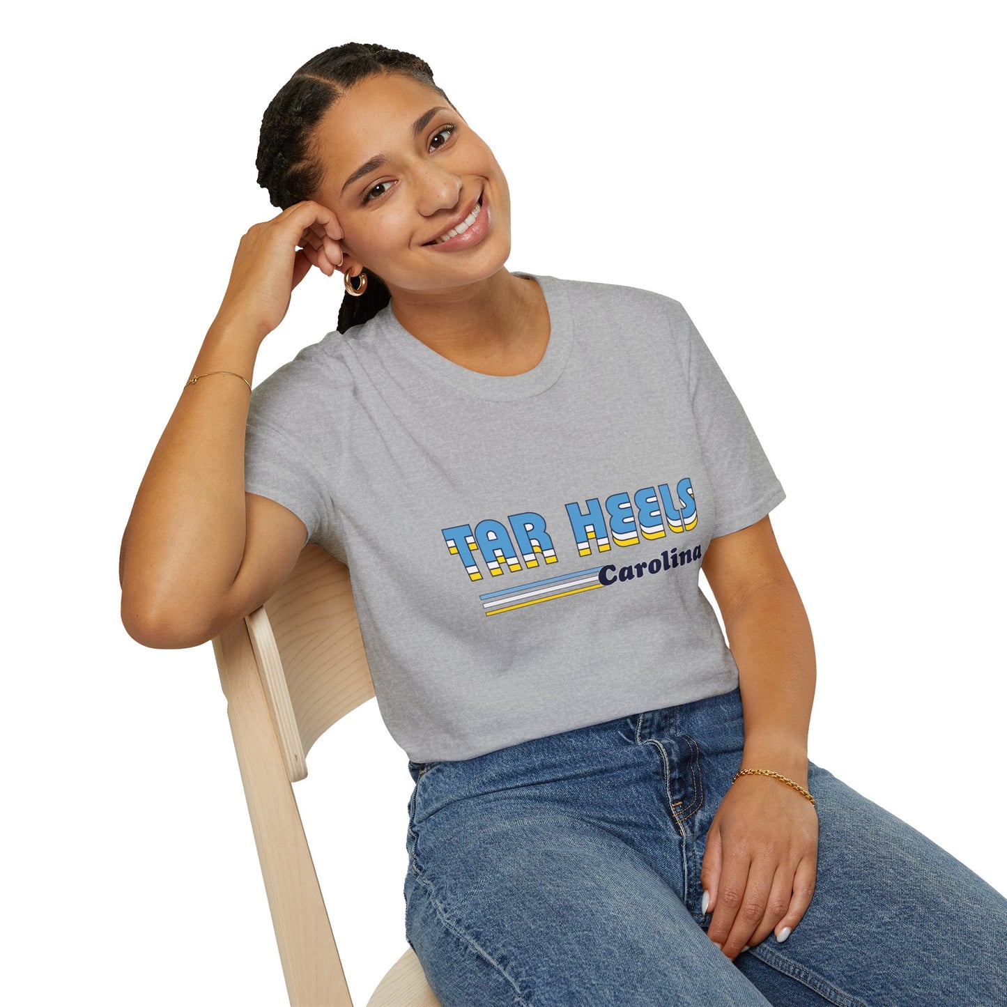70's Retro Tar Heel's Unisex Softstyle T-Shirt