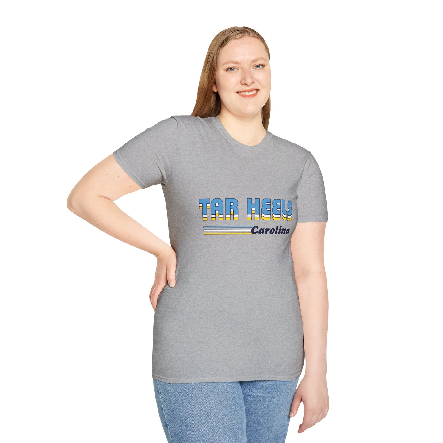 70's Retro Tar Heel's Unisex Softstyle T-Shirt