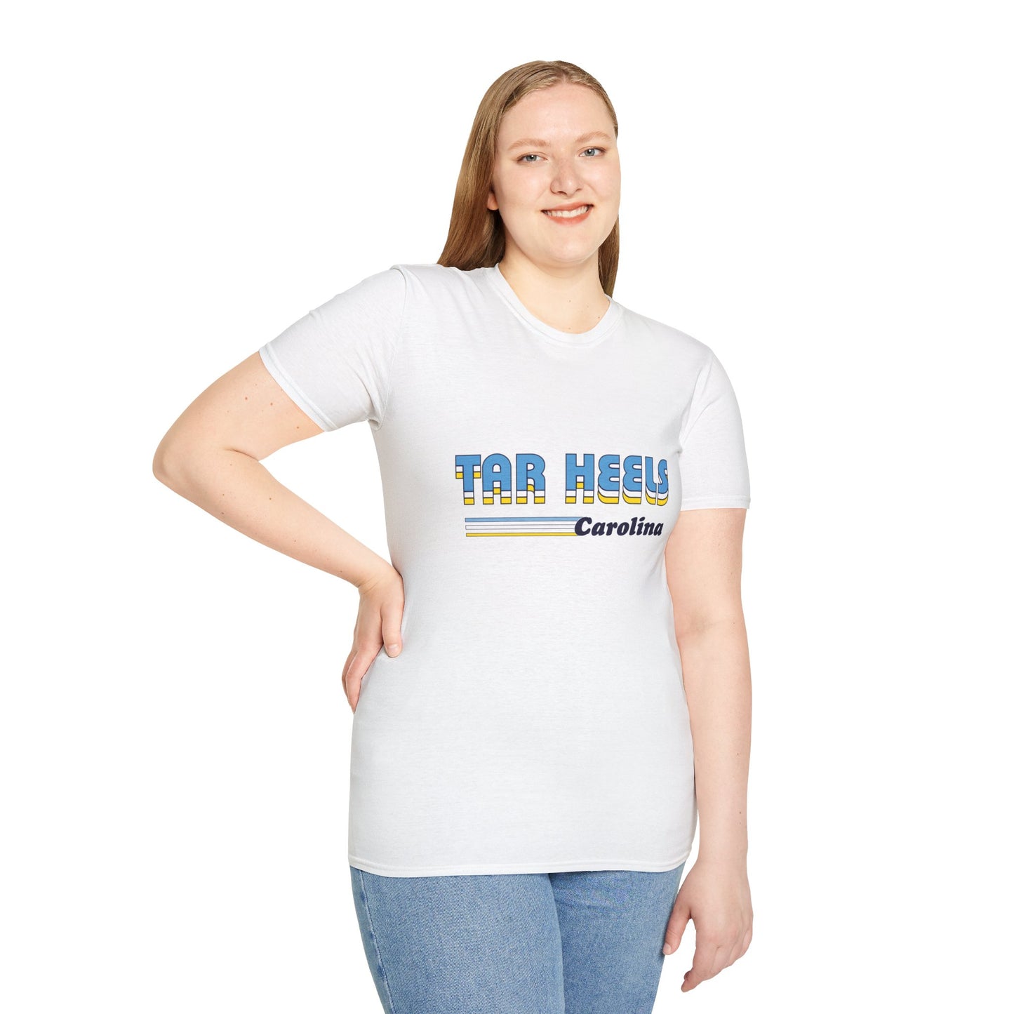 70's Retro Tar Heel's Unisex Softstyle T-Shirt