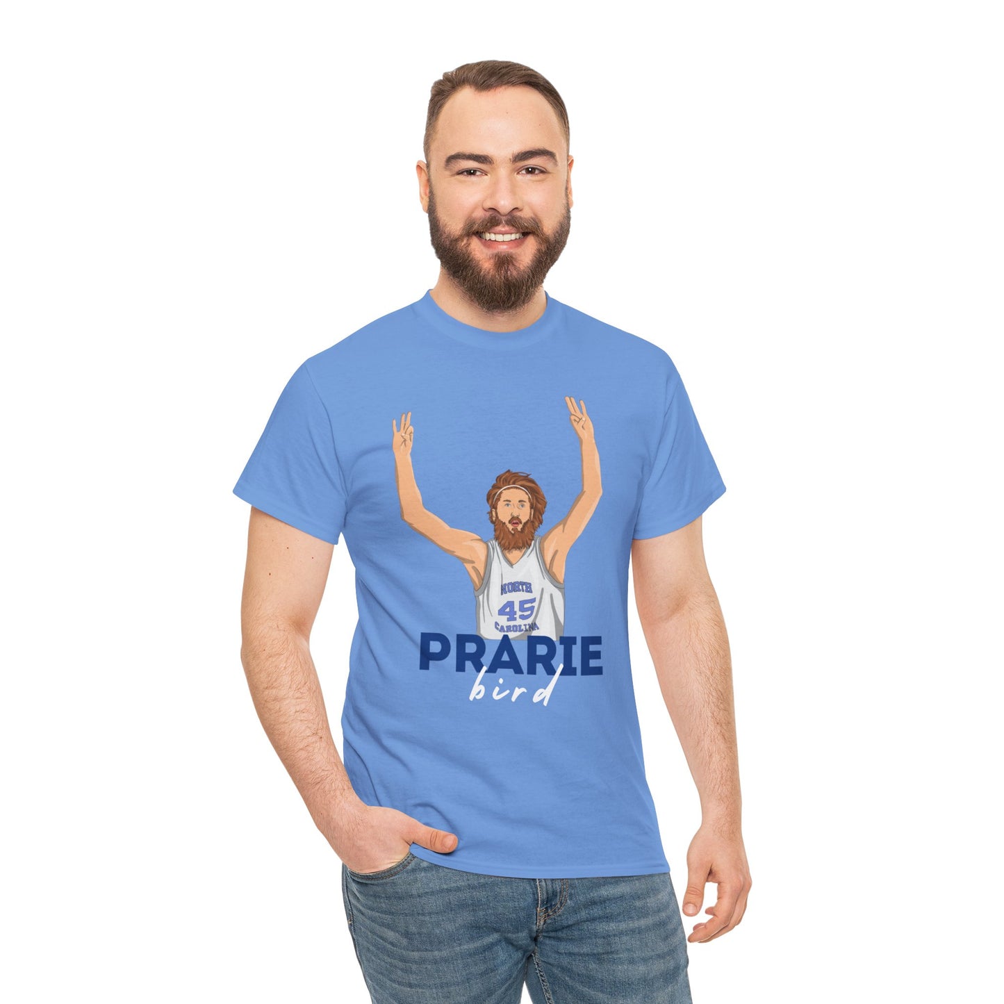 Brady Manek Prarie Bird UNC Unisex Heavy Cotton Tee