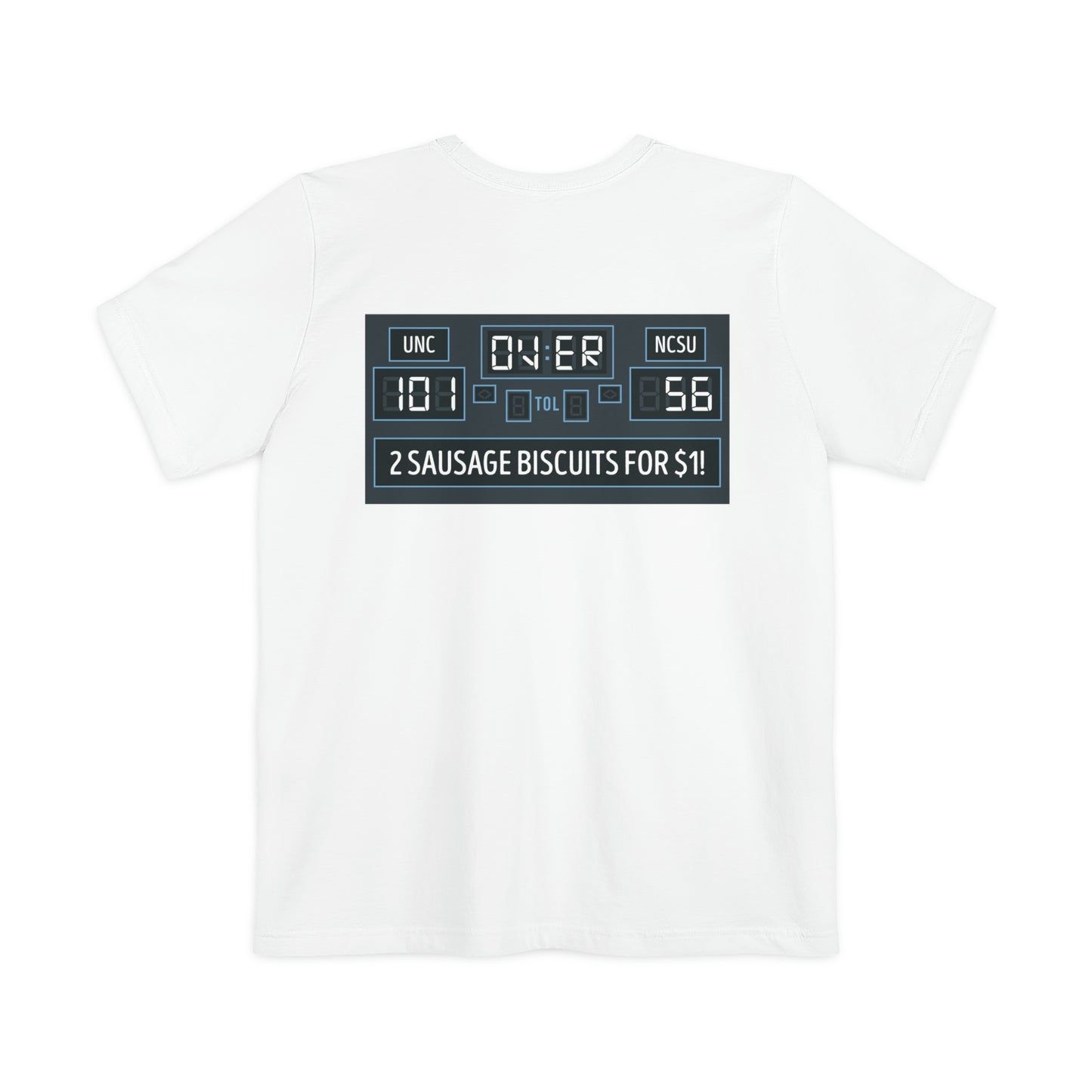 Biscuit Boys Carolina Basketball Unisex Pocket T-shirt