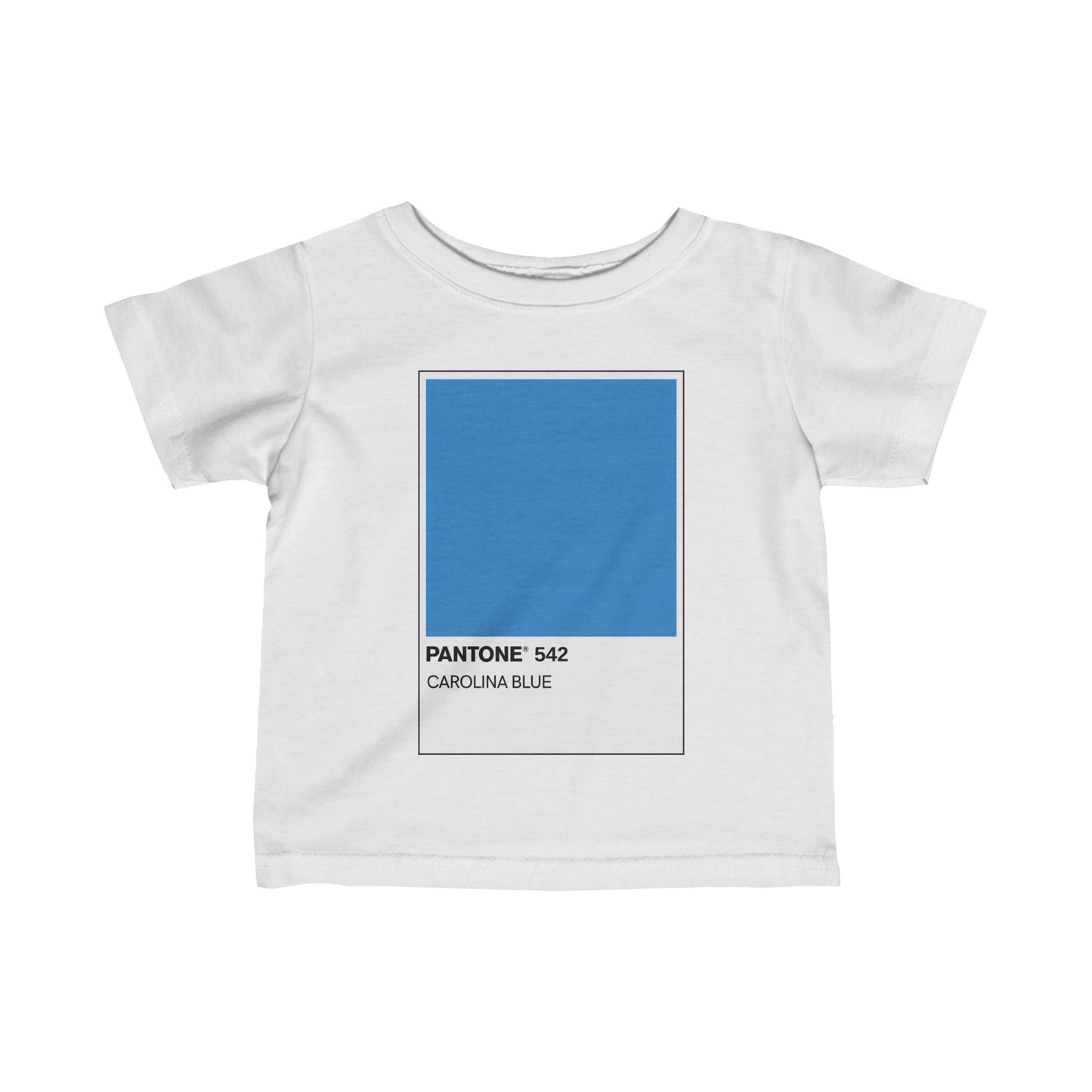 Pantone Carolina Blue Infant Fine Jersey Tee