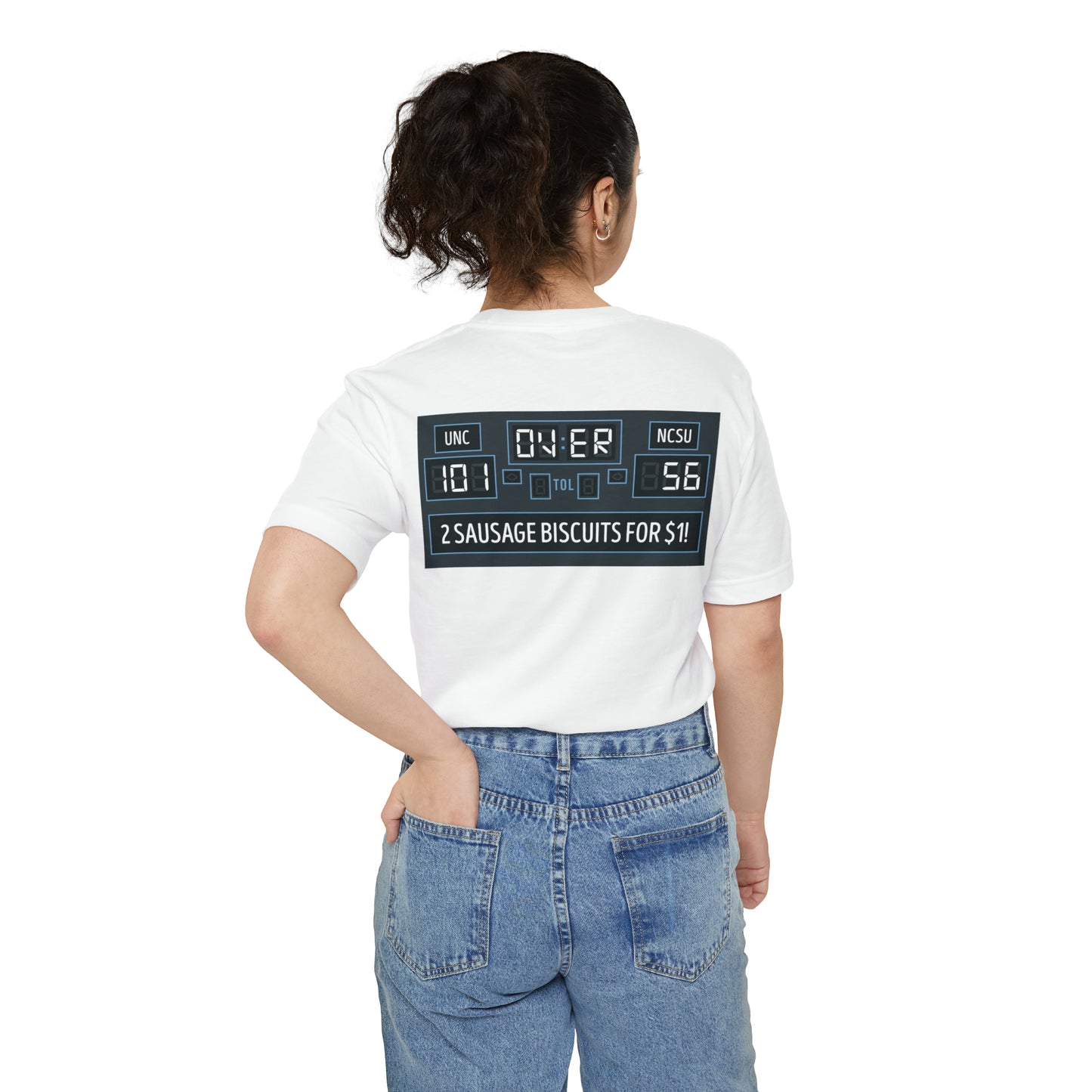 Biscuit Boys Carolina Basketball Unisex Pocket T-shirt