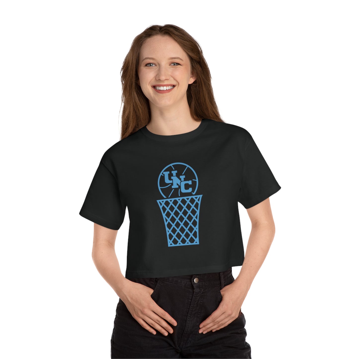 UNC Basketball Champion Women's Heritage Cropped T-Shirt
