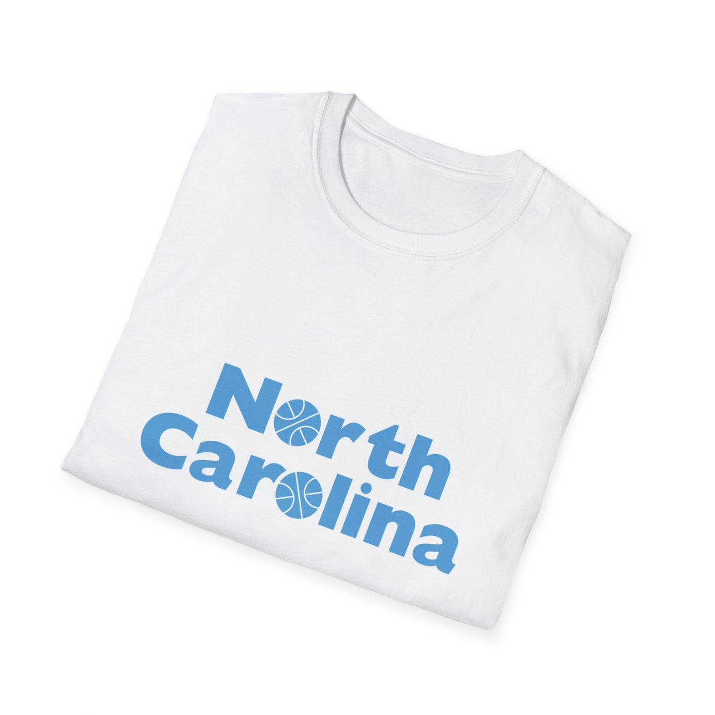 North Carolina Basketball Vintage Unisex Softstyle T-Shirt