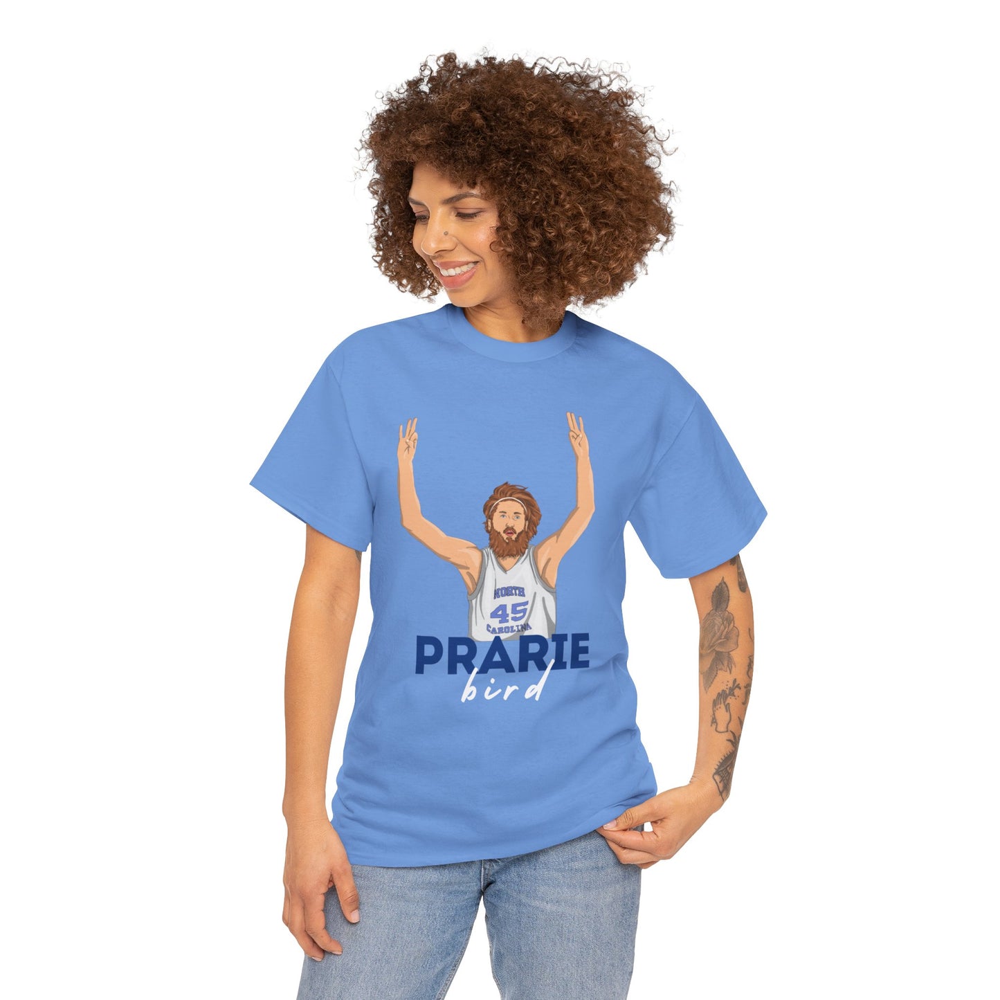 Brady Manek Prarie Bird UNC Unisex Heavy Cotton Tee