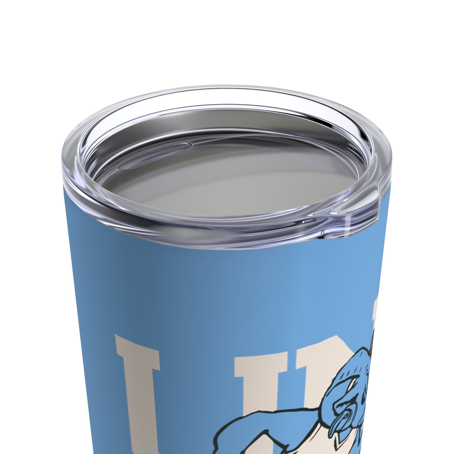 Retro Ramses Tar Heels Basketball Tumbler 20oz