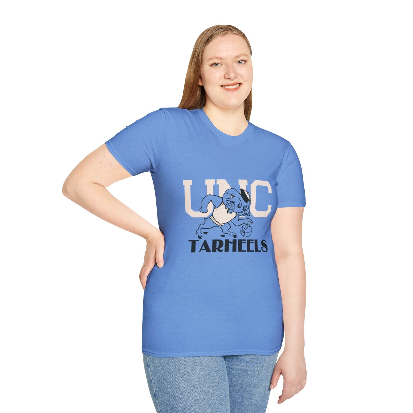 Vintage Carolina Ramses Basketball Unisex Softstyle T-Shirt