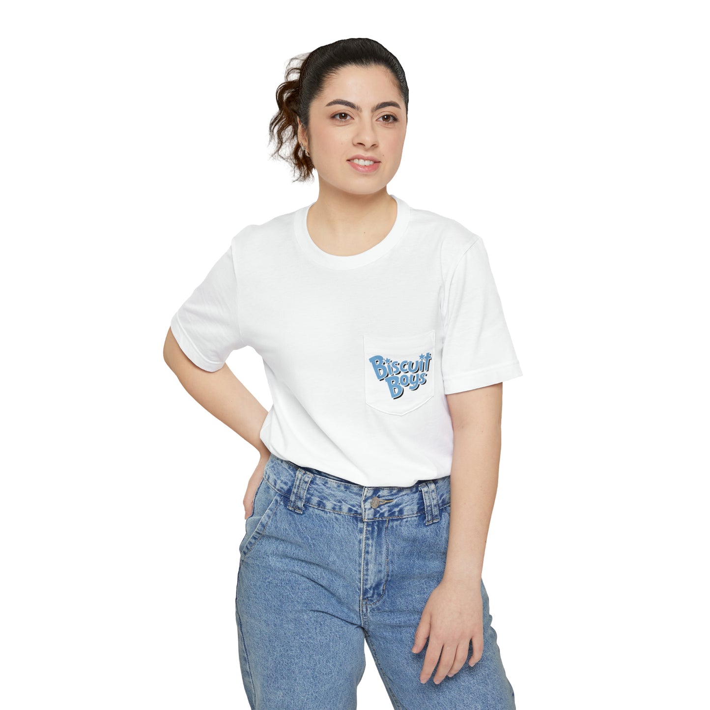 Biscuit Boys Carolina Basketball Unisex Pocket T-shirt