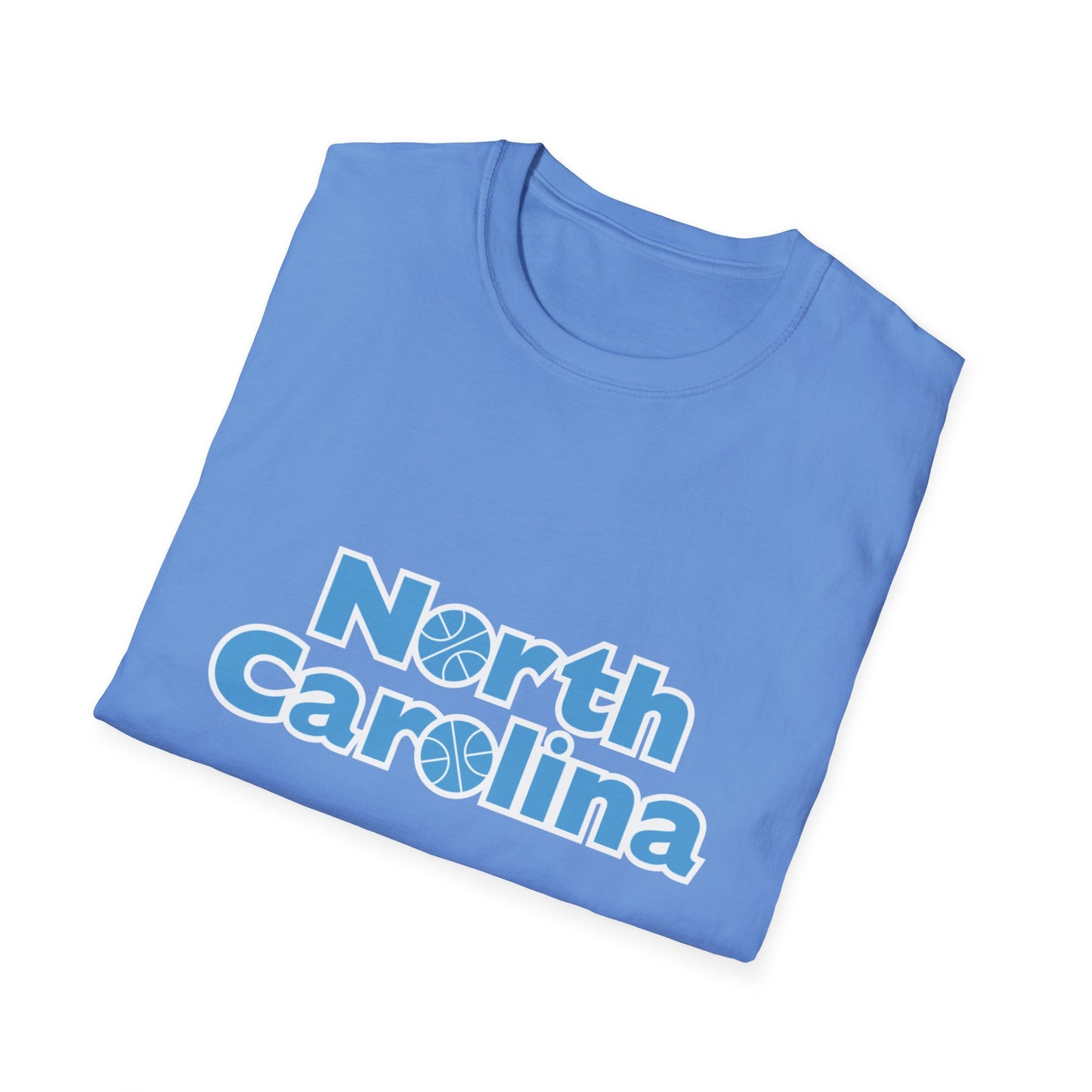 North Carolina Basketball Vintage Unisex Softstyle T-Shirt