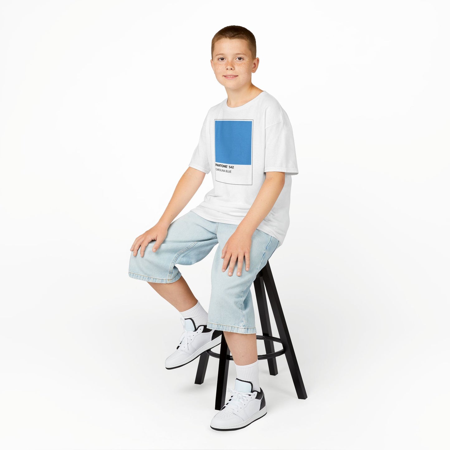 Pantone UNC Chapel Hill Carolina Blue Kids Heavy Cotton™ Tee