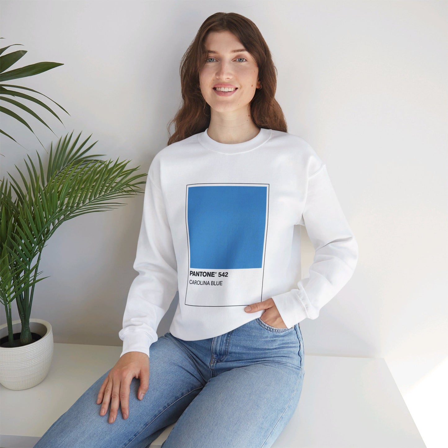 Pantone Carolina Blue Unisex Heavy Blend™ Crewneck Sweatshirt