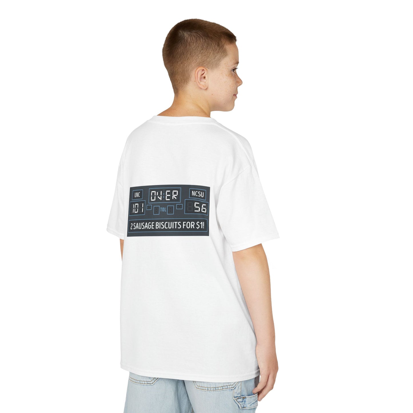 UNC Chapel Hill Biscuit Boys Basketball Kids Heavy Cotton™ Tee