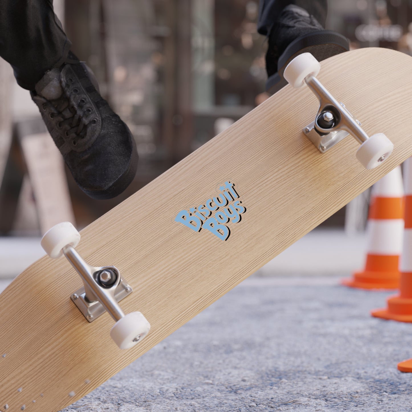 Biscuit Boys Transparent Outdoor Sticker Die-Cut