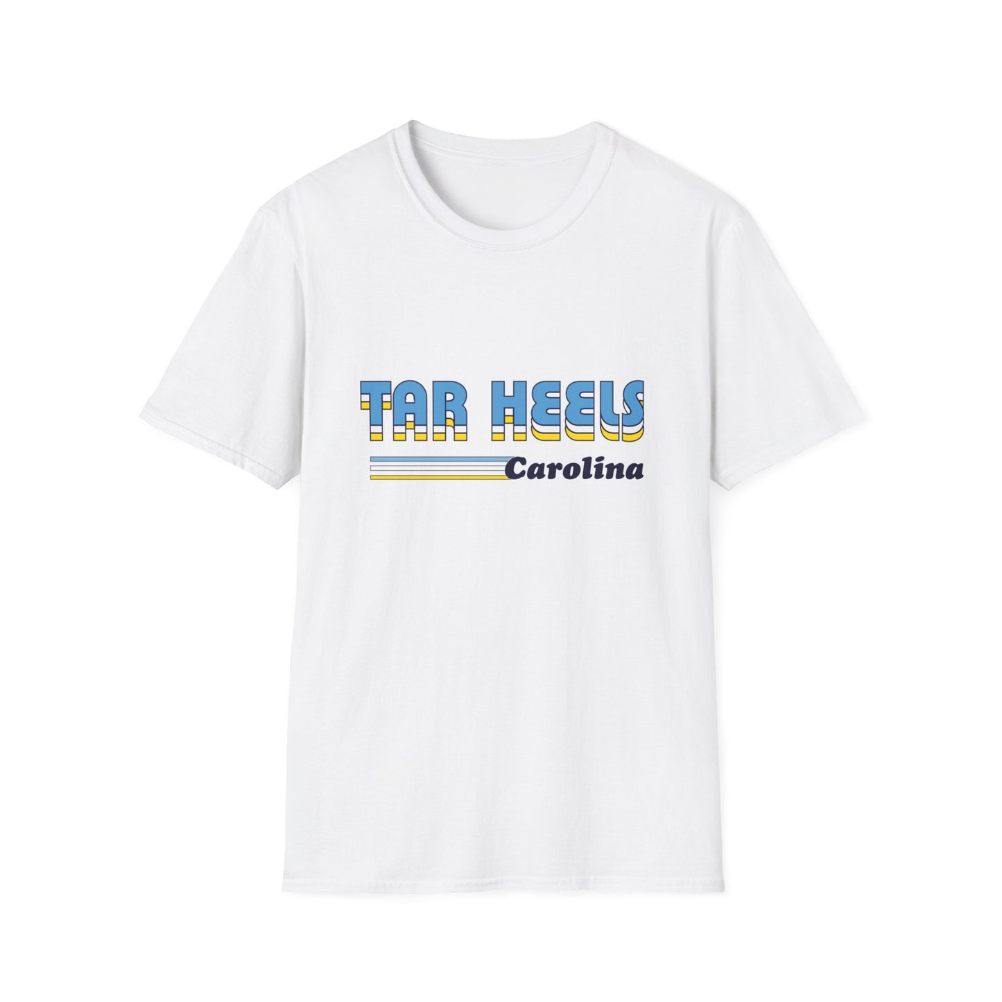 70's Retro Tar Heel's Unisex Softstyle T-Shirt