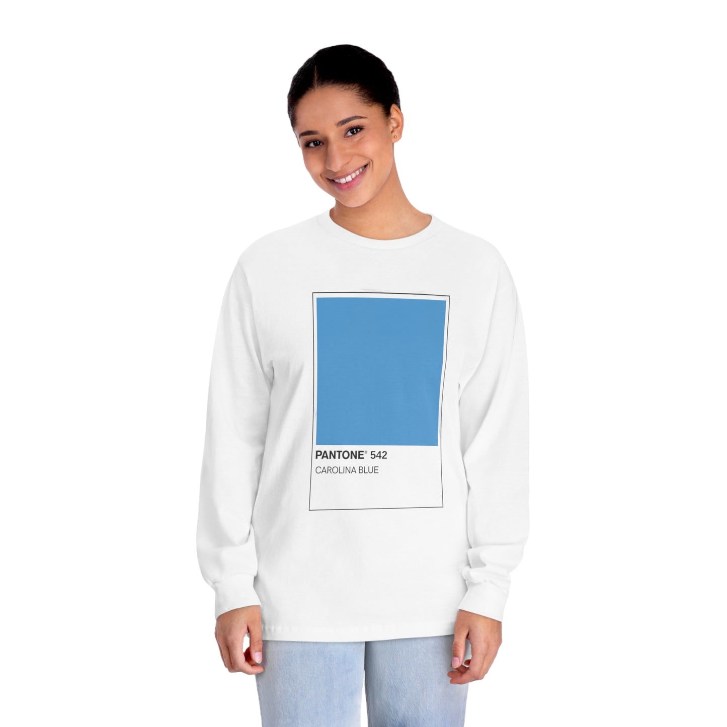 Carolina Blue Pantone Unisex Classic Long Sleeve T-Shirt