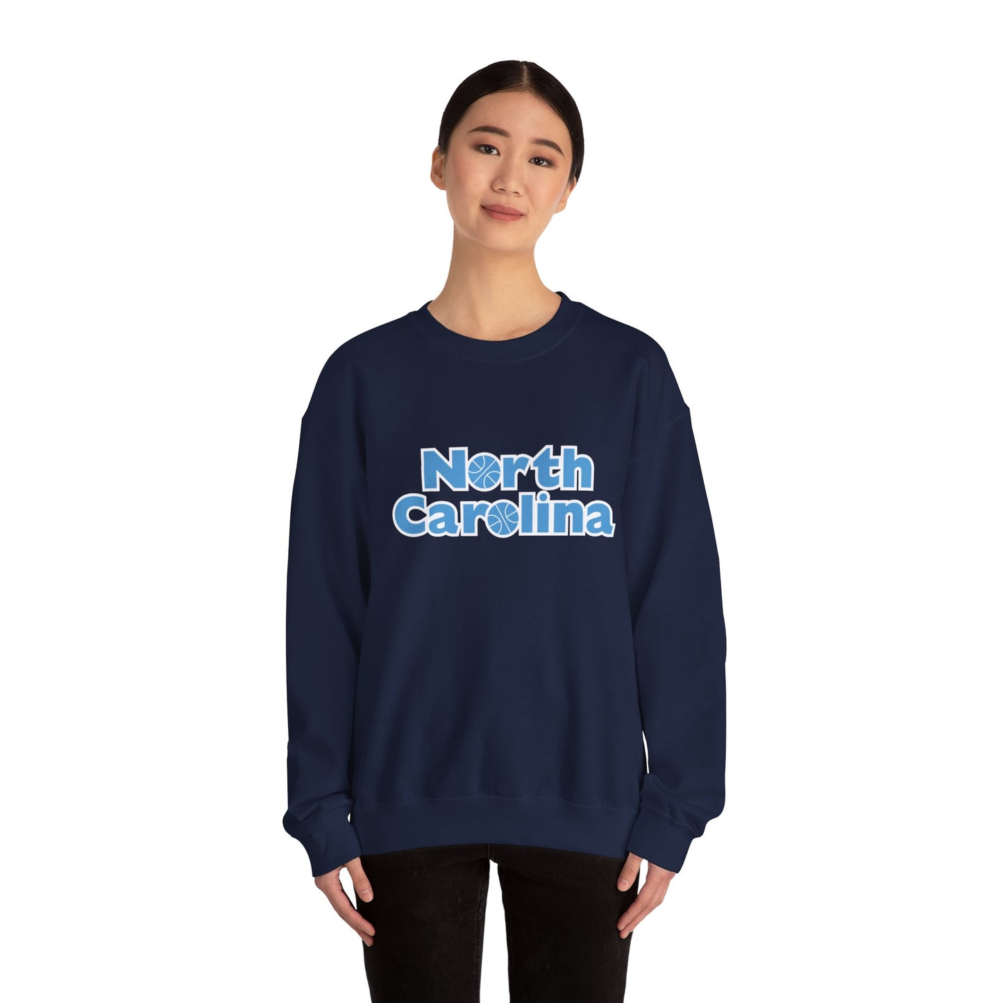 North Carolina Basketball Unisex Heavy Blend™ Crewneck Sweatshirt