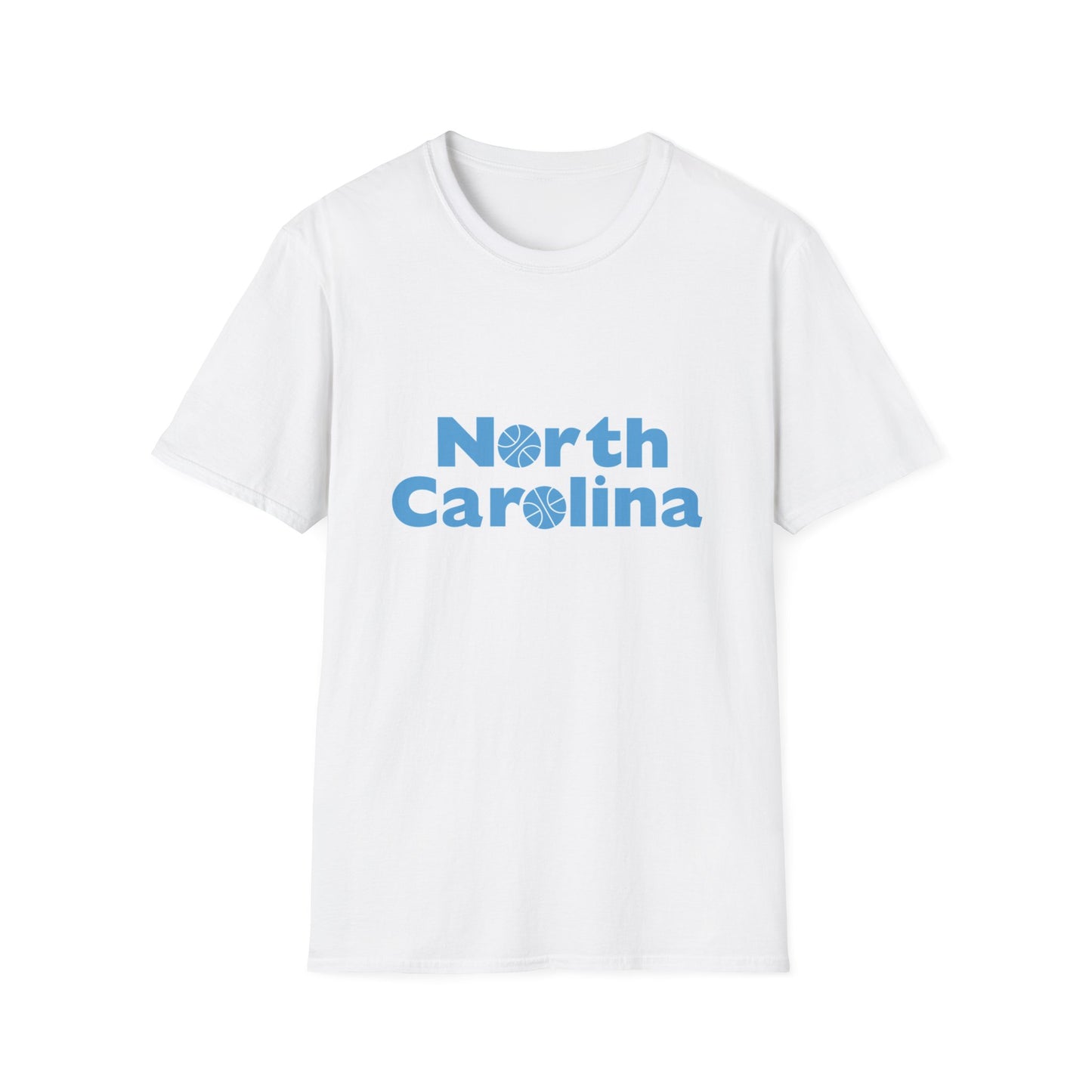North Carolina Basketball Vintage Unisex Softstyle T-Shirt
