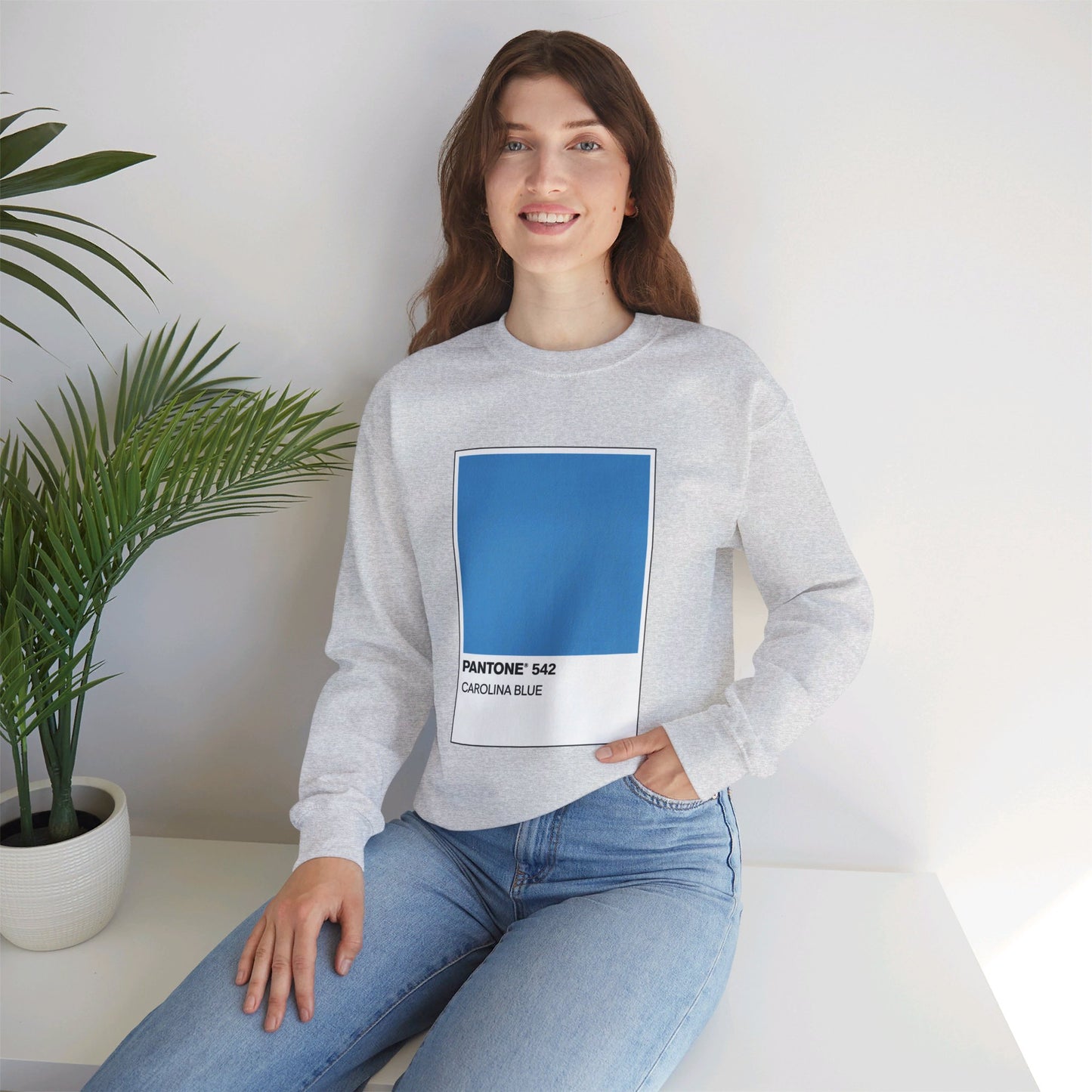 Pantone Carolina Blue Unisex Heavy Blend™ Crewneck Sweatshirt