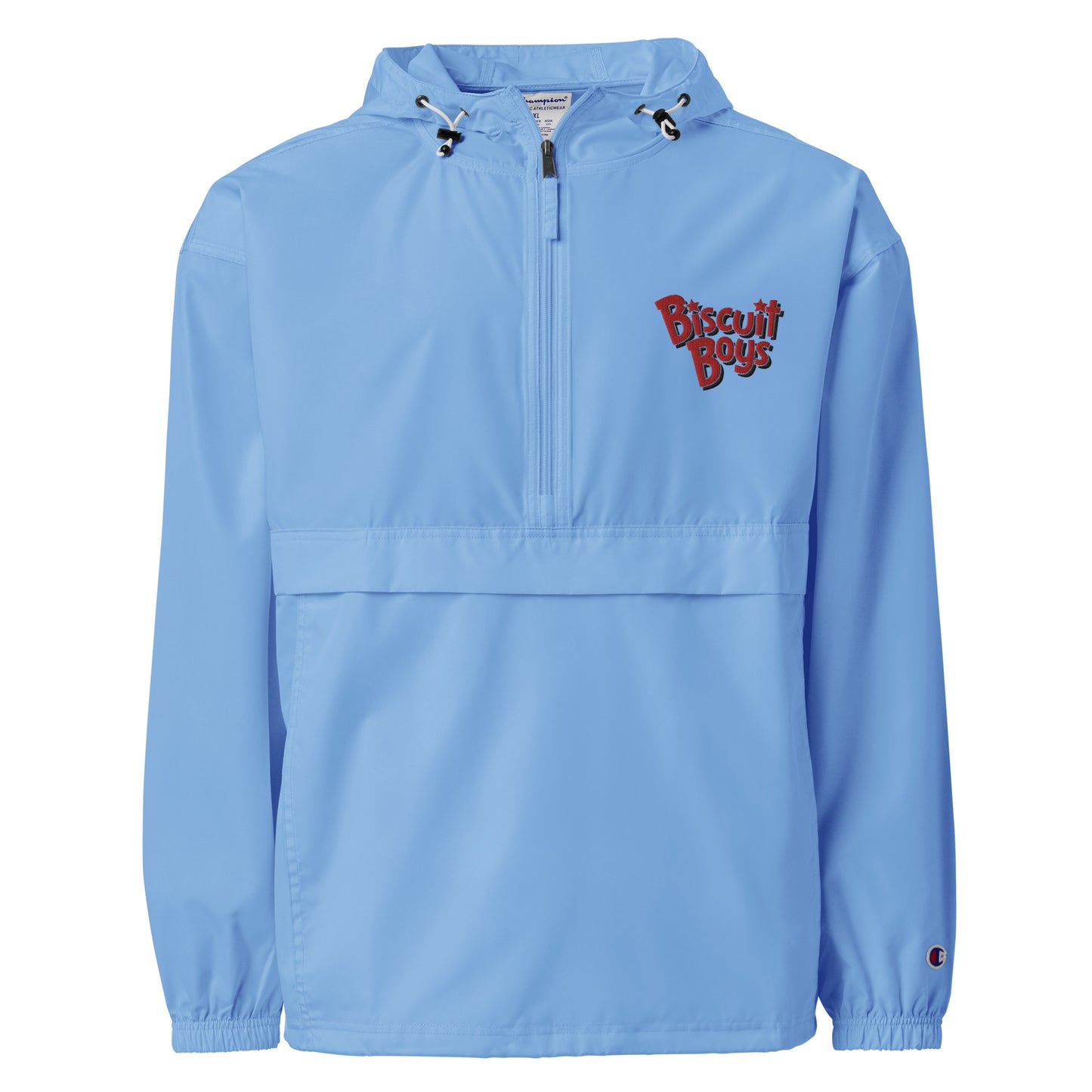"Biscuit Boys" Carolina Basketball Embroidered Champion Packable Jacket