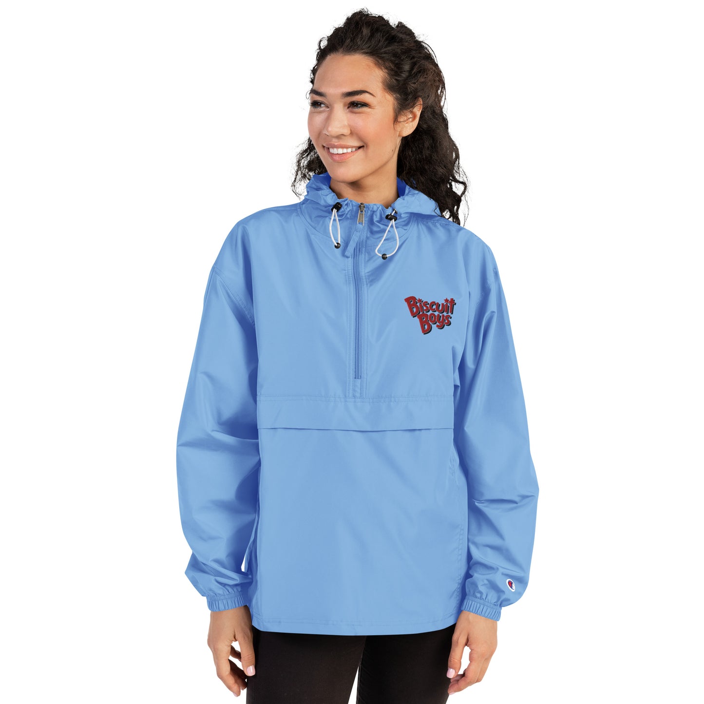 "Biscuit Boys" Carolina Basketball Embroidered Champion Packable Jacket