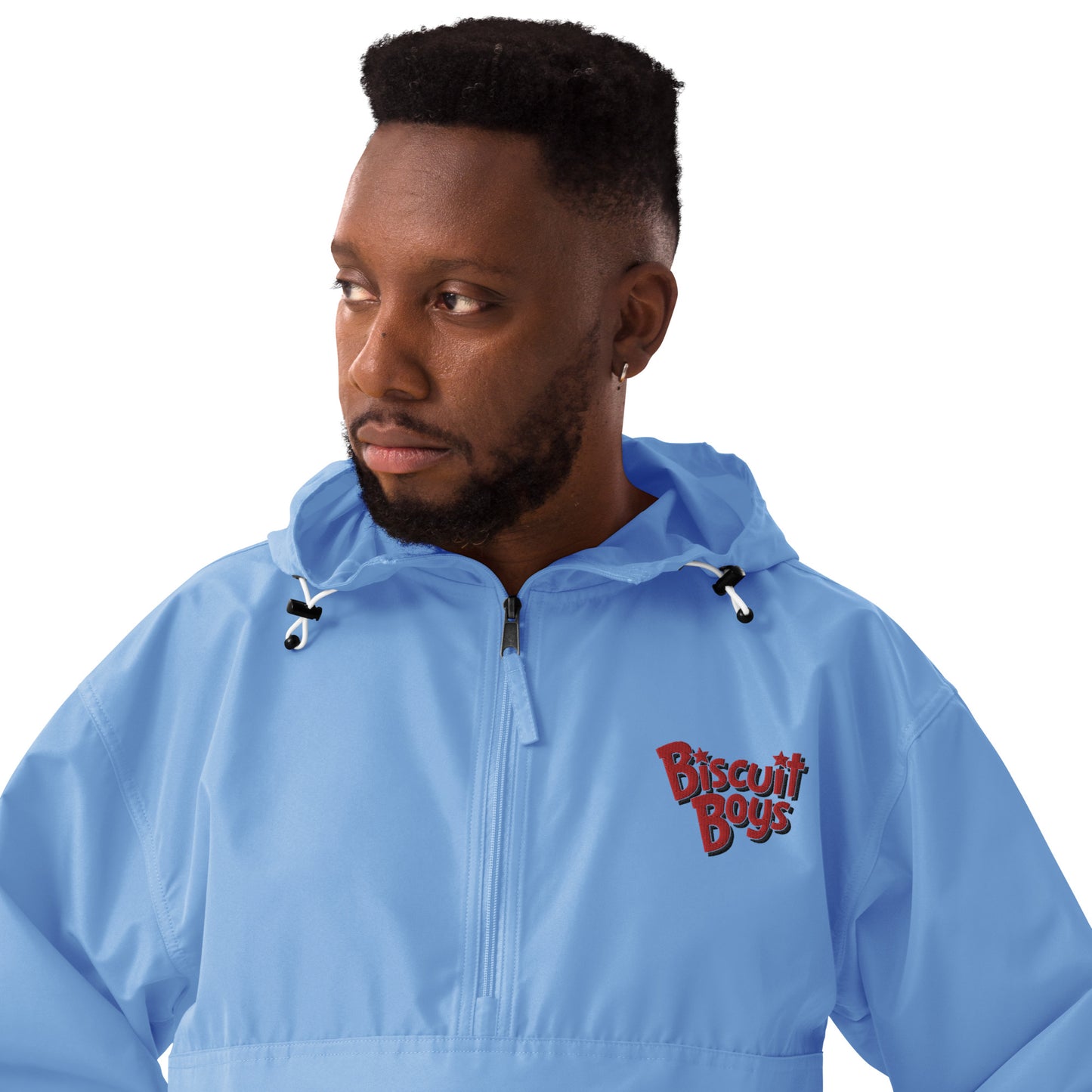 "Biscuit Boys" Carolina Basketball Embroidered Champion Packable Jacket