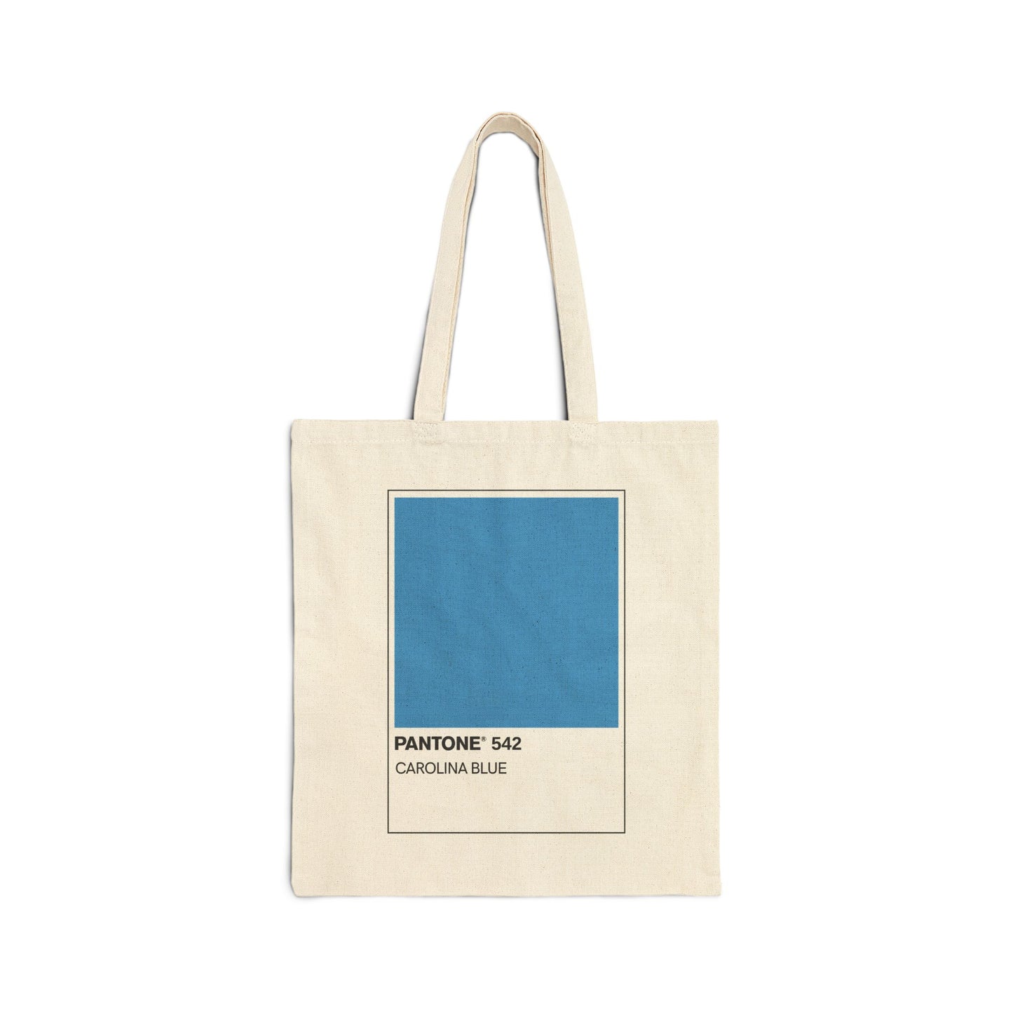 Carolina Blue Pantone Cotton Canvas Tote Bag