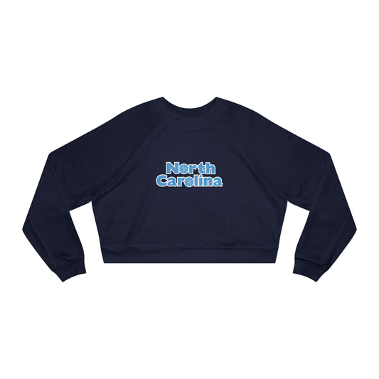 North Carolina Basketball Women's Cropped Fleece Pullover