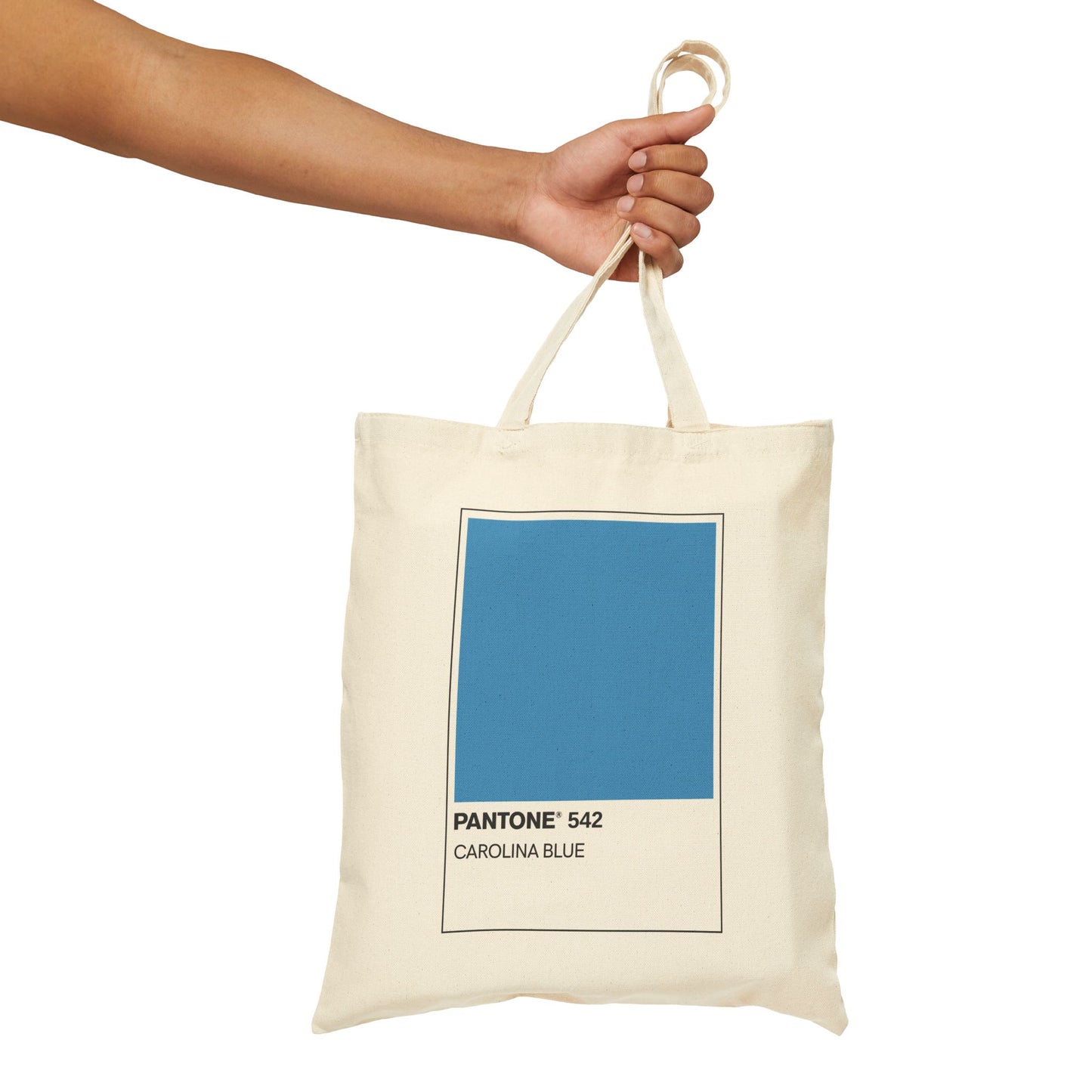 Carolina Blue Pantone Cotton Canvas Tote Bag