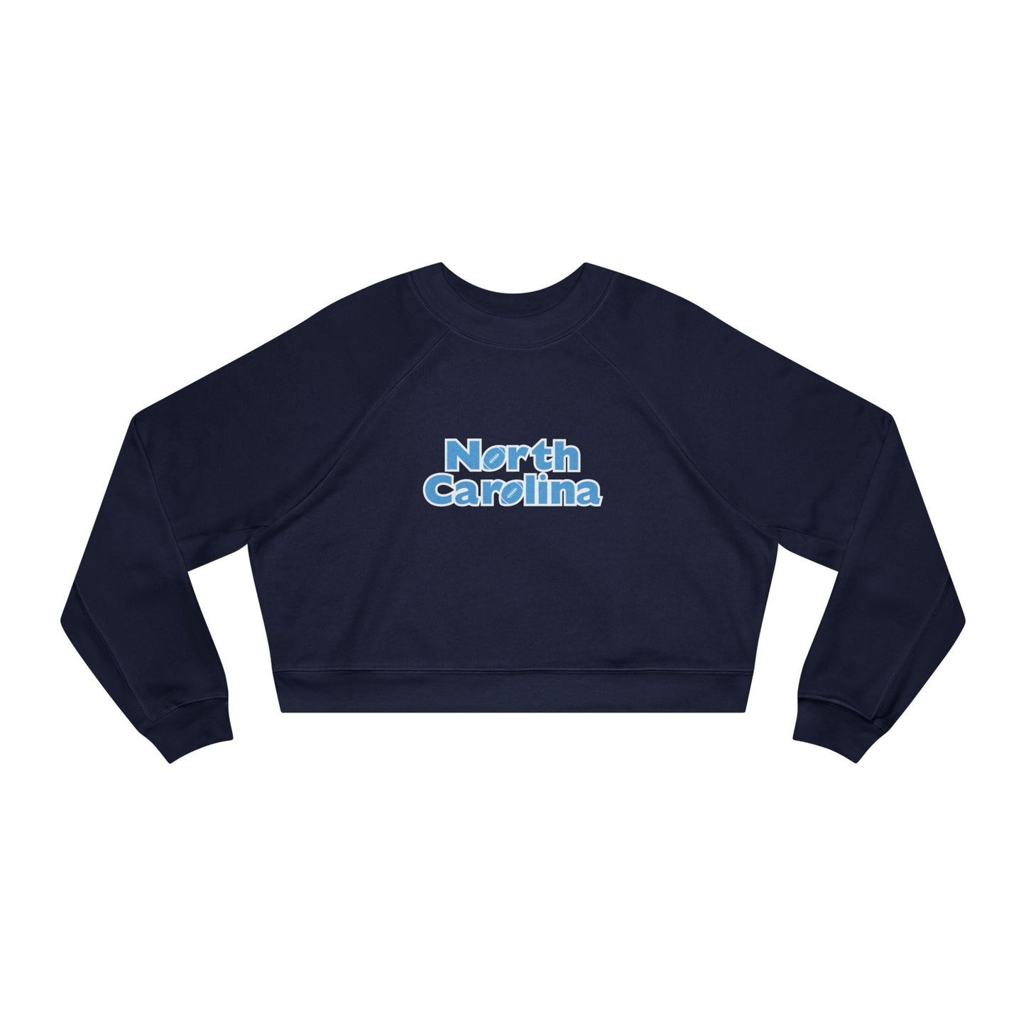 North Carolina Football Women's Cropped Fleece Pullover