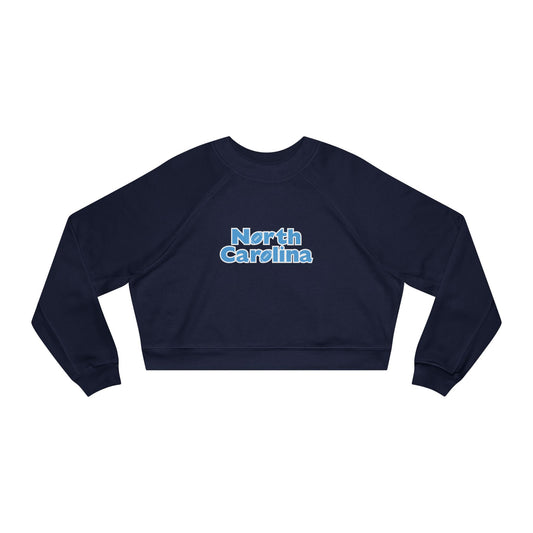 North Carolina Football Women's Cropped Fleece Pullover