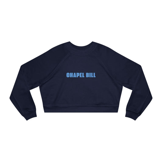 Chapel Bill Belichick UNC Women's Cropped Fleece Pullover