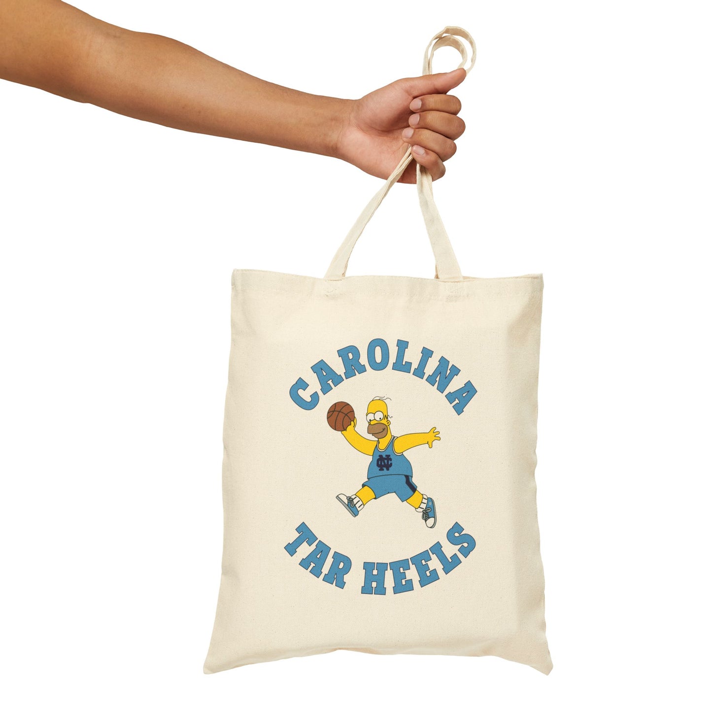 Carolina Tar Heels Homer Cotton Canvas Tote Bag