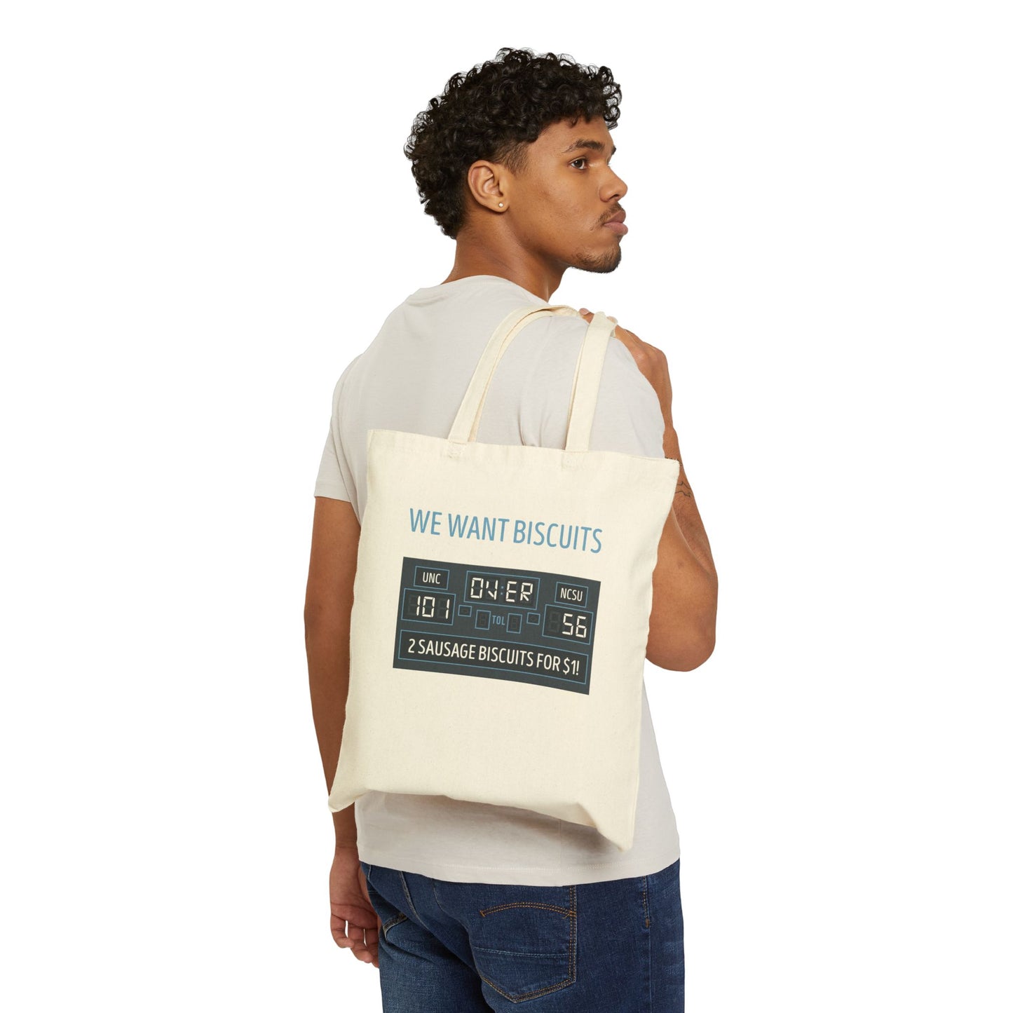 Biscuit Boys Cotton Canvas Tote Bag