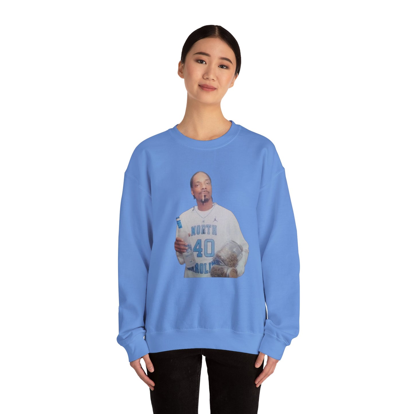 Snoop Dogg UNC Jersey Unisex Heavy Blend™ Crewneck Sweatshirt