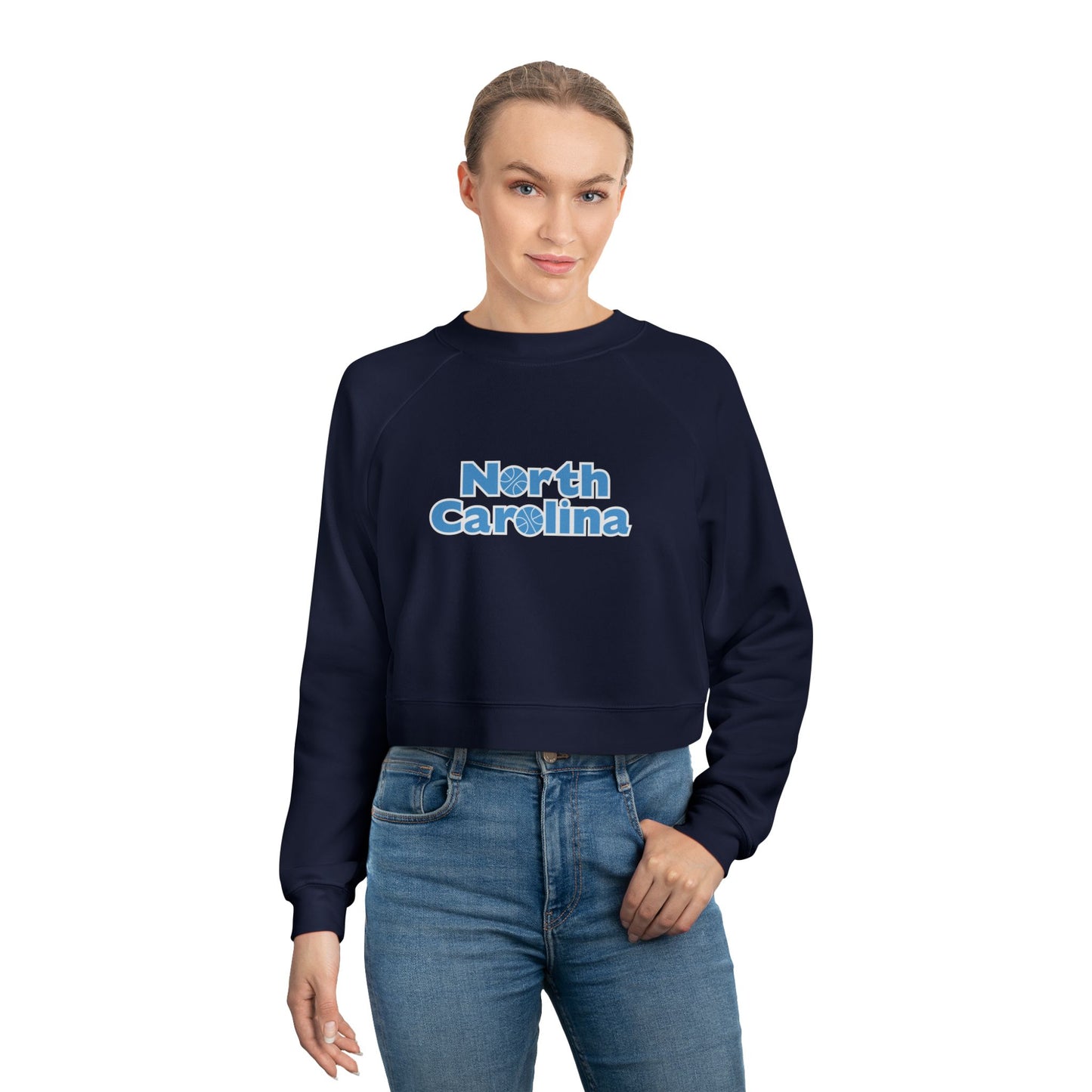 North Carolina Basketball Women's Cropped Fleece Pullover