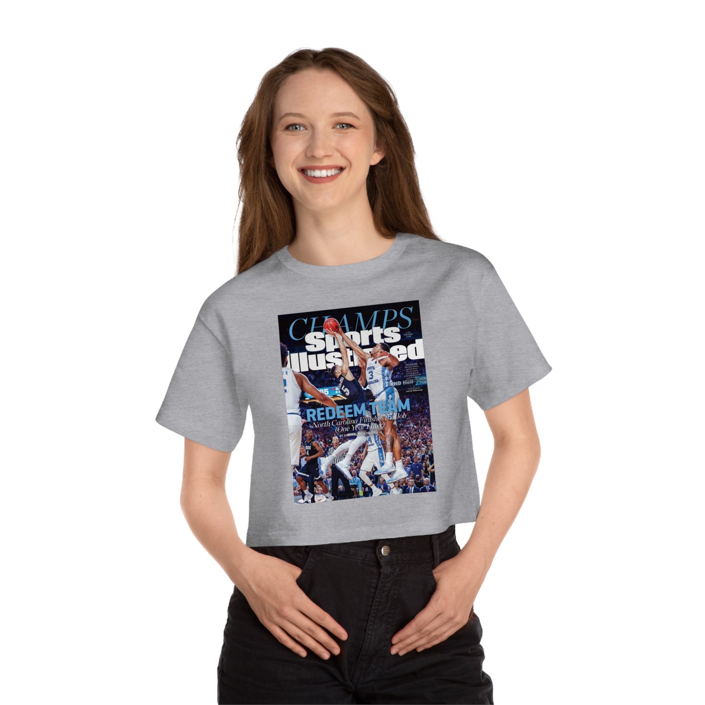 Kennedy Meeks SI Cover Champion Women's Heritage Cropped T-Shirt