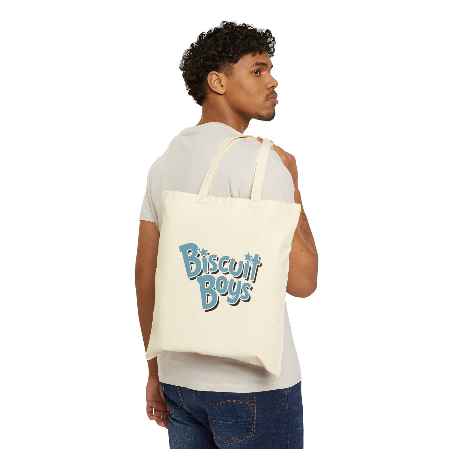 Biscuit Boys Cotton Canvas Tote Bag