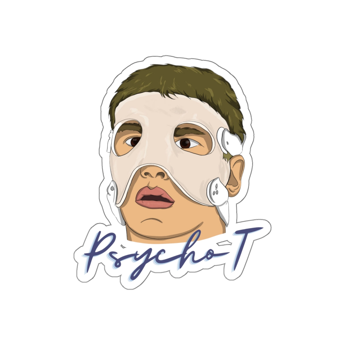 Tyler Hansbrough Psycho T 4" Sticker