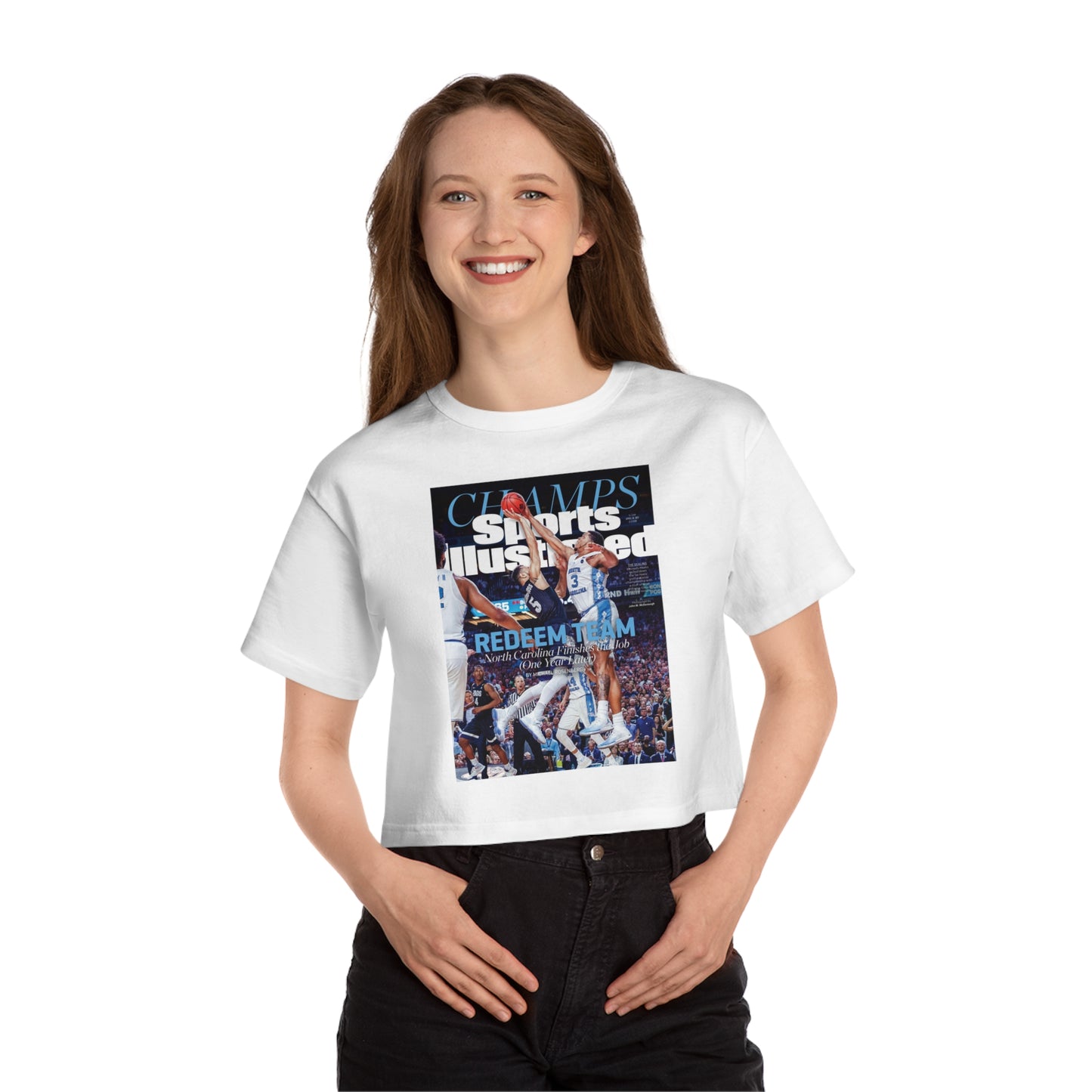 Kennedy Meeks SI Cover Champion Women's Heritage Cropped T-Shirt