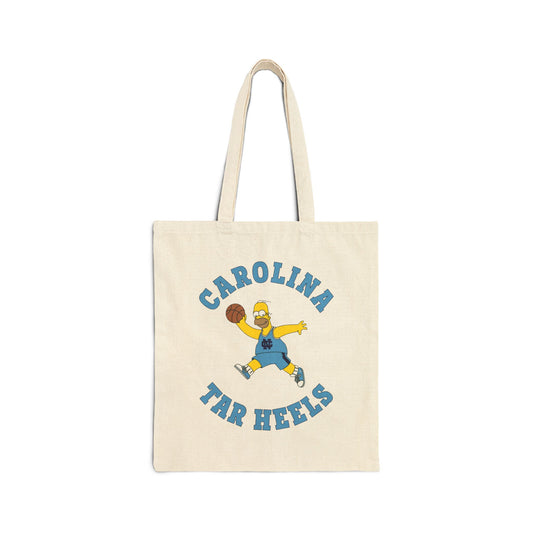 Carolina Tar Heels Homer Cotton Canvas Tote Bag