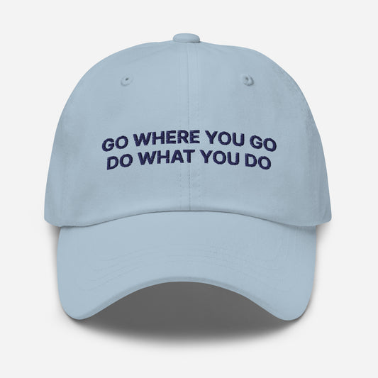 Woody Durham "Go where you go" UNC Basketball embroidered hat