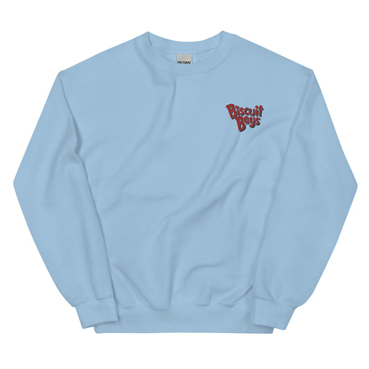 "Biscuit Boys" Carolina Basketball Embroidered Unisex Sweatshirt